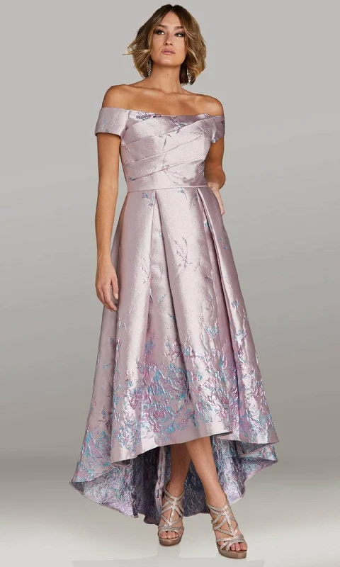 Casual Comfort Gia Franco 12434 - Pleated Bodice Hi-Low Evening Dress