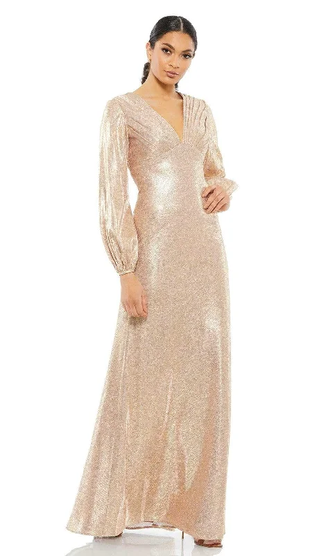 Modern Chic Ieena Duggal - 26650 Pleated Empire Glittered Gown