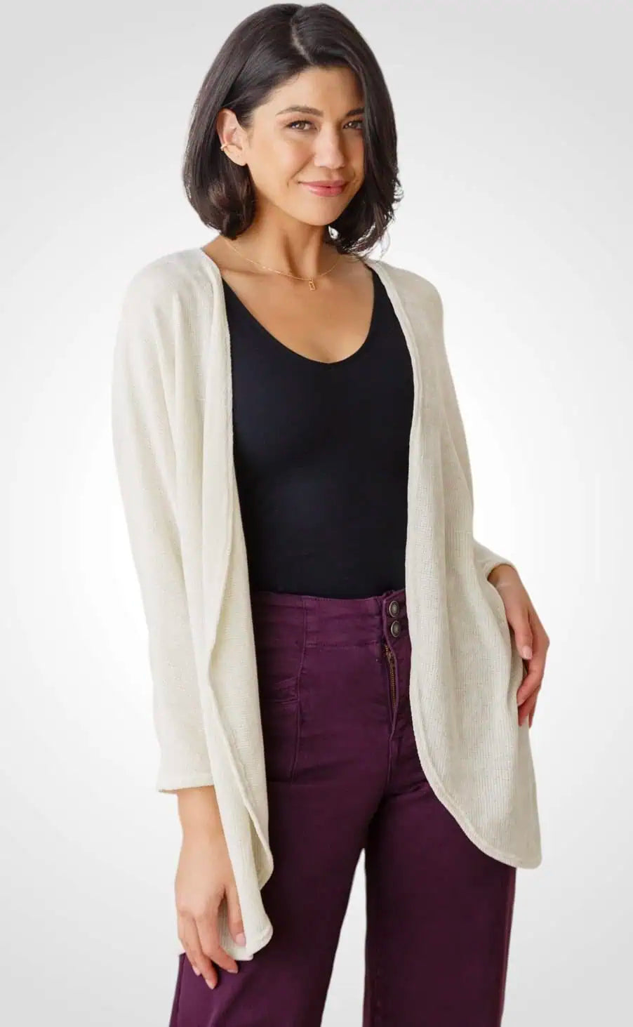 Cozy Chic Trends How's It Going Open Front Cardigan