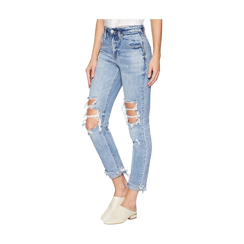 Breezy Comfort [Blank NYC] Womens The Rivington Straight Leg Jeans, Blue, 26
