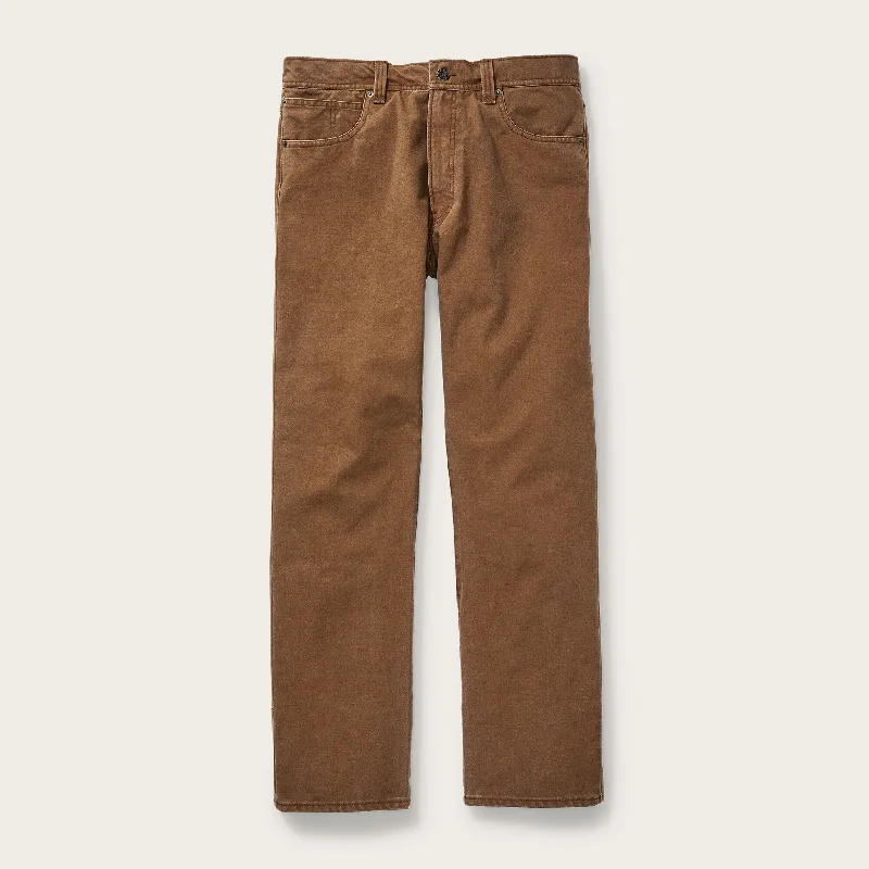 Simple Chic DRY TIN CLOTH 5-POCKET PANTS