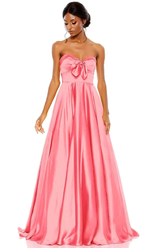 Light Layers Mac Duggal 67995 - Strapless Sweetheart Neck Long Prom Gown