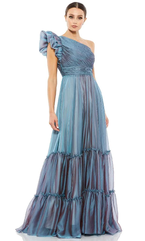 Easy Chic Wear Mac Duggal 67878 - Asymmetric Shirred Evening Gown