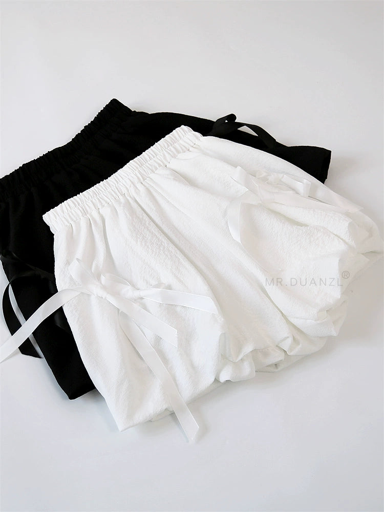 Cozy Lounge Wear Simple Short Pumpkin Pants