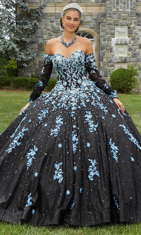 Soft Comfort Vizcaya by Mori Lee 89415 - Strapless Embroidered Ombre Ballgown