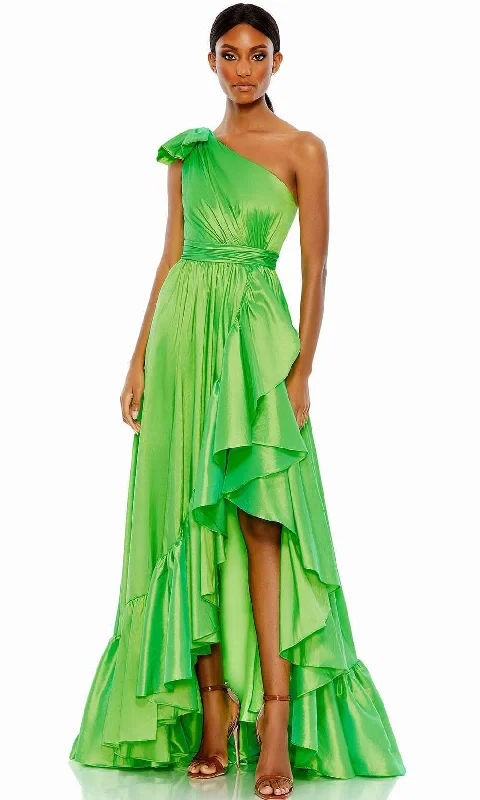 Relaxed Tops Mac Duggal 68027 - Asymmetric One Sleeve Long Dress
