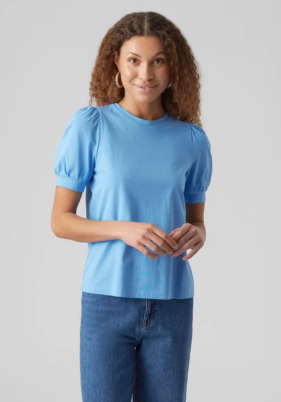 Easy Comfort Style Vero Moda Kerry O-Neck Top, Dutch Canal