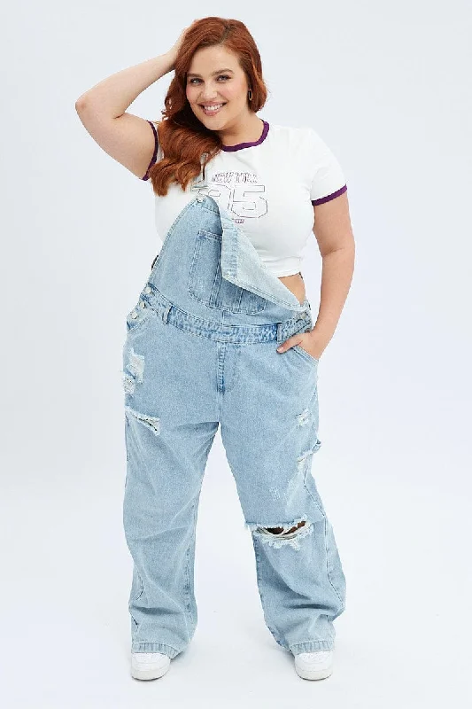 Casual Fit Wear Denim Denim Overall