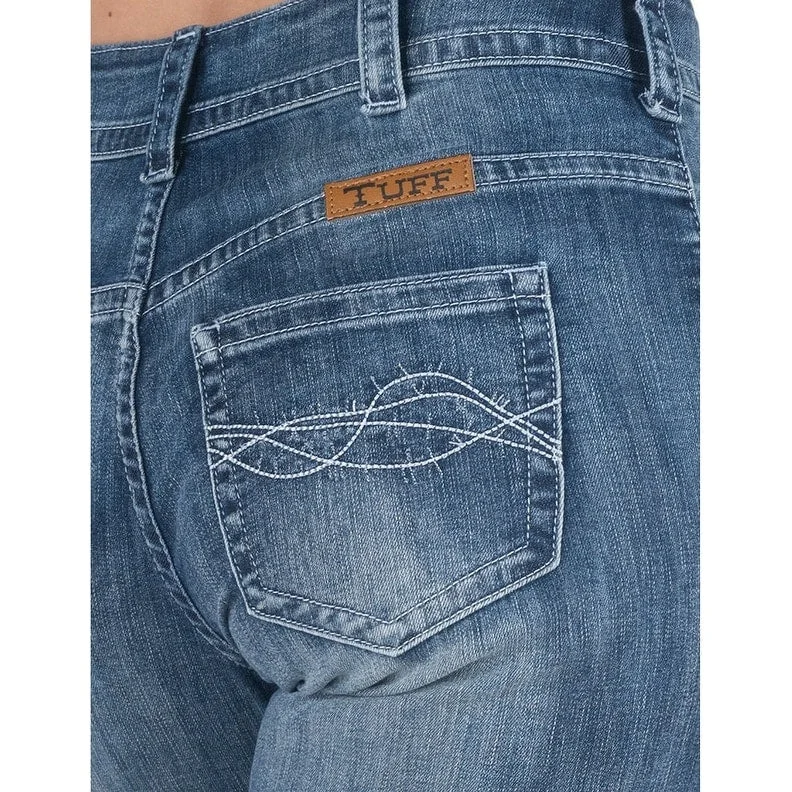Everyday Outfits Cowgirl Tuff Western Jeans Womens Breathe Trouser Wide Leg Med JBMWTR