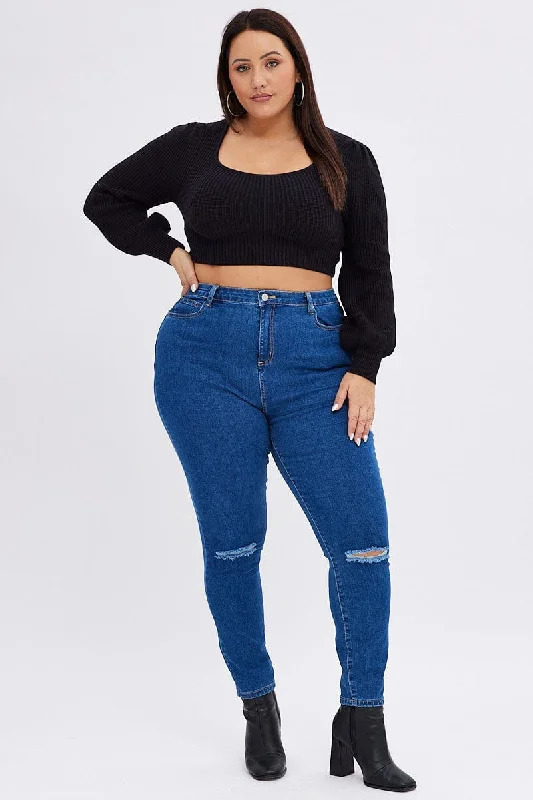 Cozy Essentials Wear Denim Skinny Denim Jeans High Rise