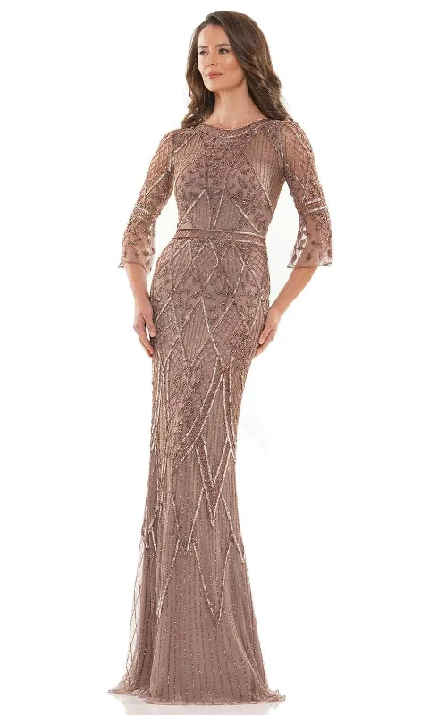 Comfortable Lounge Wear Marsoni by Colors MV1202 - Beaded Bell Sleeve Evening Dress Comfortable Lounge Wear Marsoni by Colors MV1202 - Beaded Bell Sleeve Evening Dress