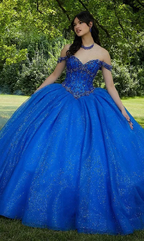 Everyday Style Vizcaya by Mori Lee 89453 - Corset Bodice Jewel Beaded Ballgown