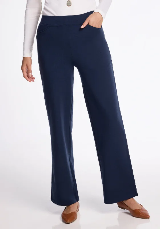 Everyday Style Ellie Wide Leg Pants - Deep Navy