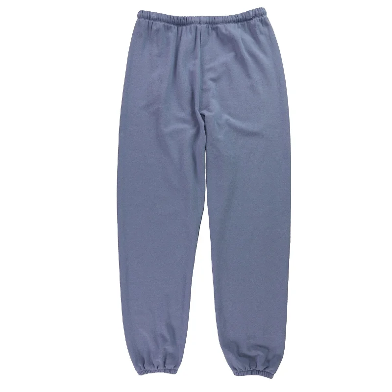 Sporty Wear American Eagle Womens Fleece Drawstring Casual Jogger Pants, Blue, Small