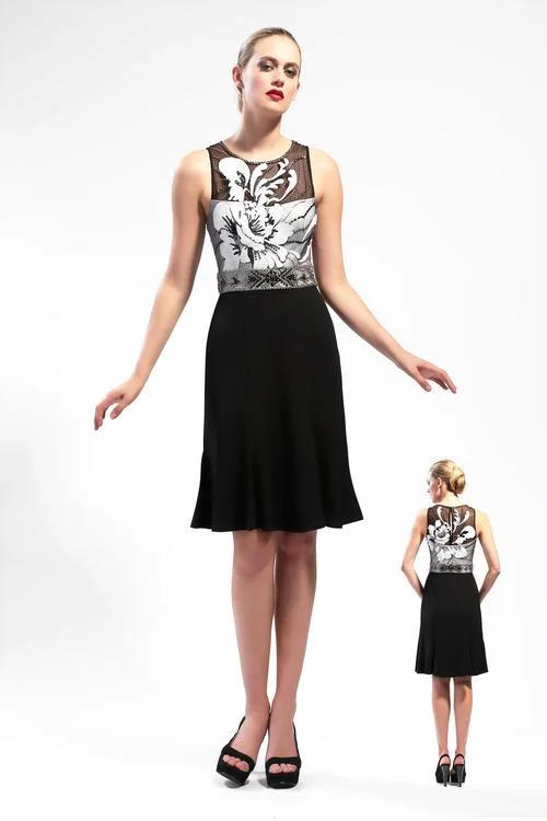 Chic Outfits Sue Wong N5506 Embellished Cocktail Dress
