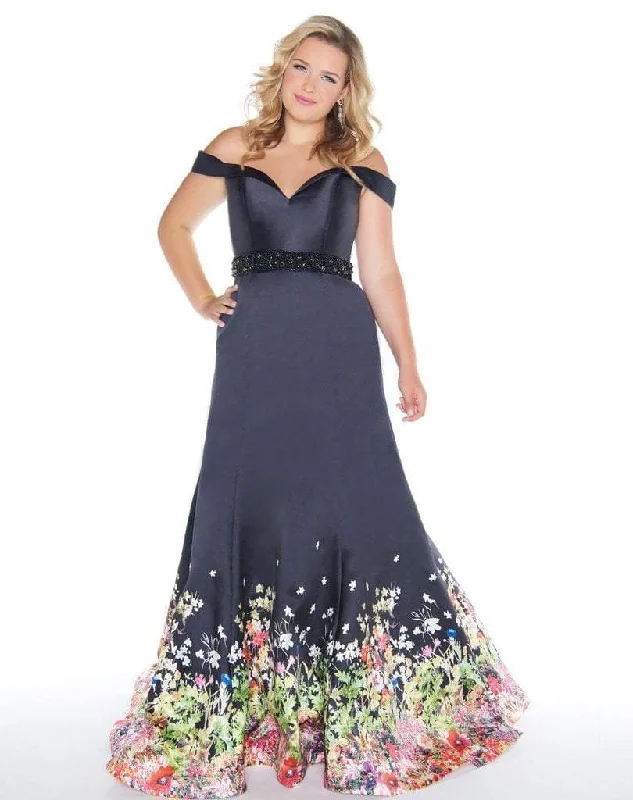 Comfortable Tops Mac Duggal - Off-Shoulder Mikado Trumpet Gown 66391F