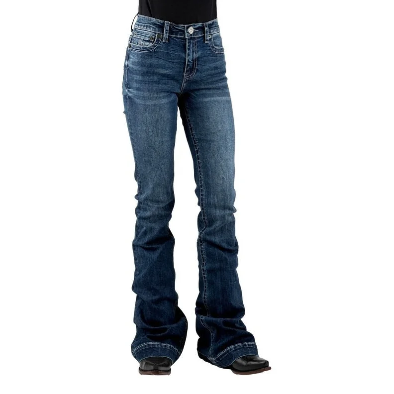 Timeless Style Tin Haul Western Jeans Womens Libby Trouser Blue 10-054-0595-0107 BU