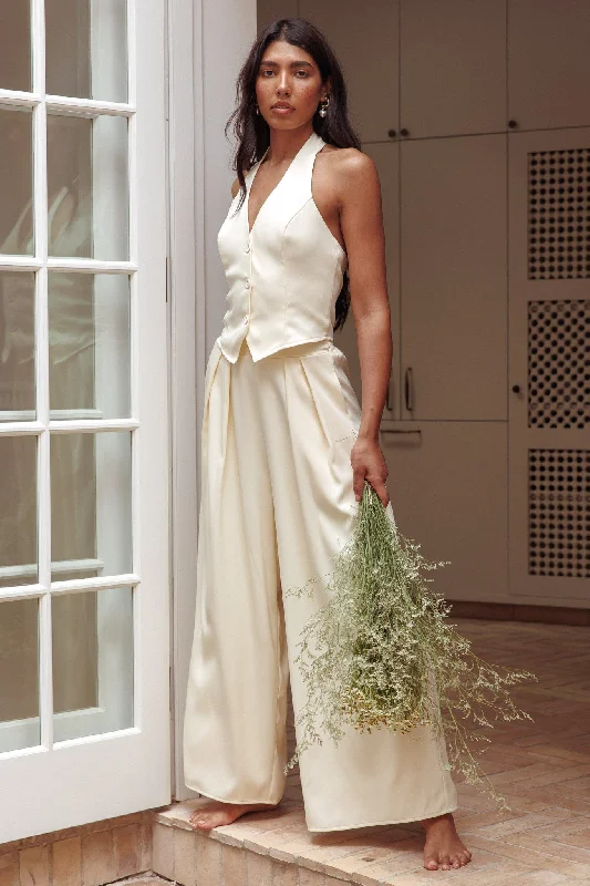 Soft Trends Tammi Wide Leg Pants Butter