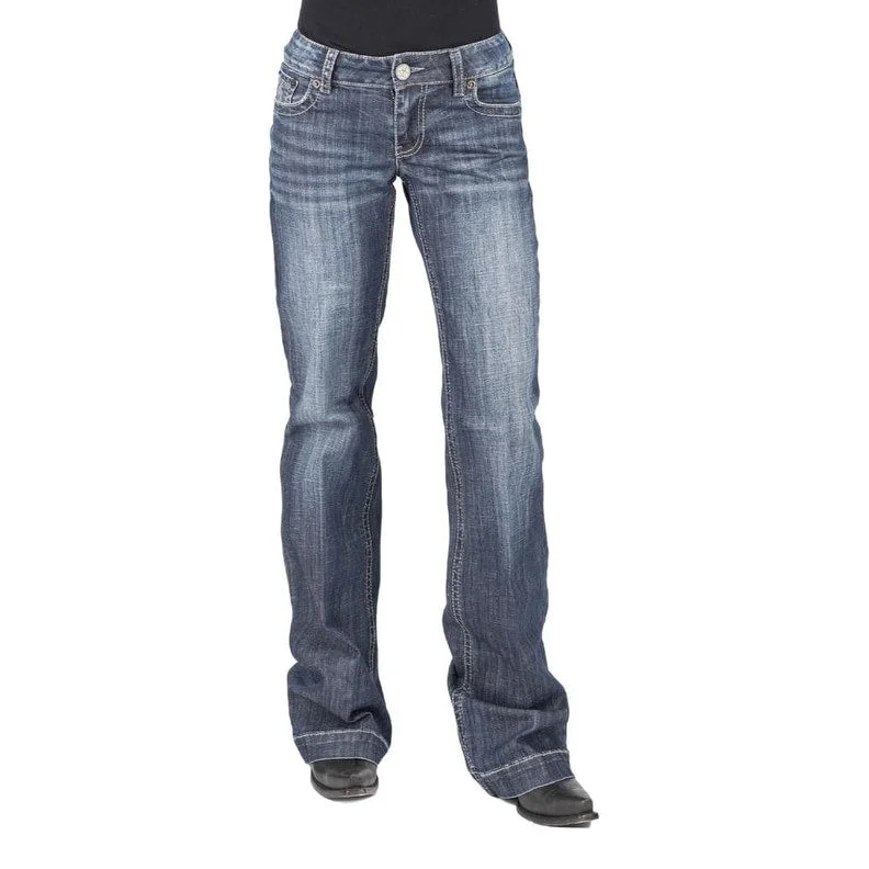 Trendy Layers Tin Haul Western Jeans Womens Medium Wash 10-054-0460-0013 BU