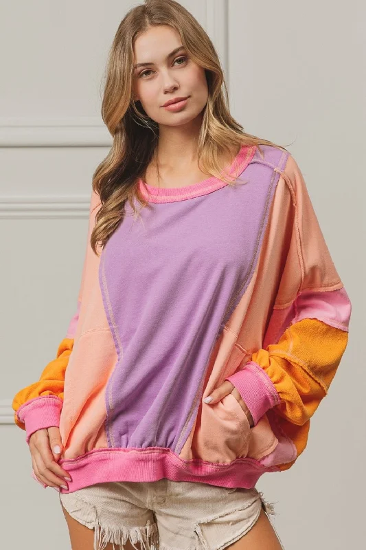 Lavender/Peach/Fuchsia