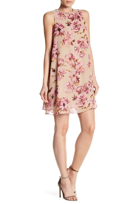 Casual Fit Taylor Vintage Floral Print Dress 9177MJ - 1 pc Vintage Plum In Size 10 Available