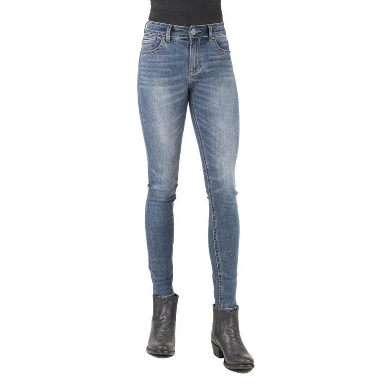 Soft Tops Tin Haul Western Jeans Womens Sunny High Rise Blue 10-054-0515-8000 BU
