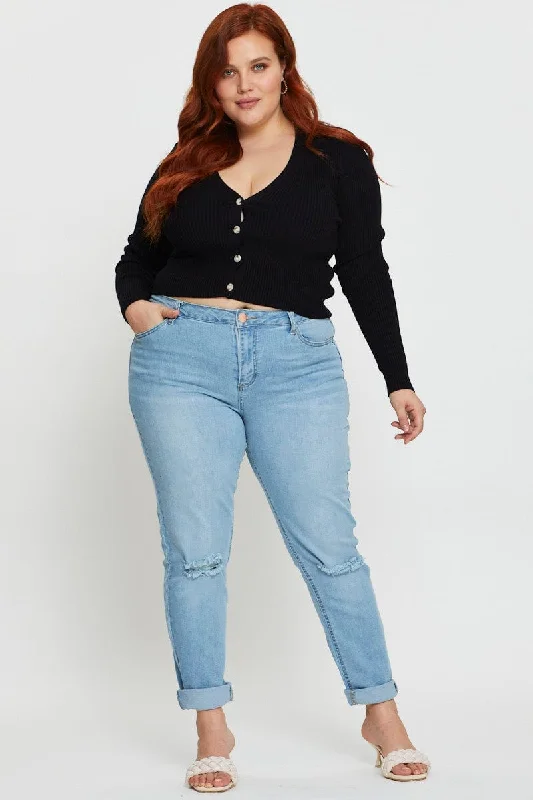 Versatile Casuals Blue Denim Jeggings High Rise Skinny