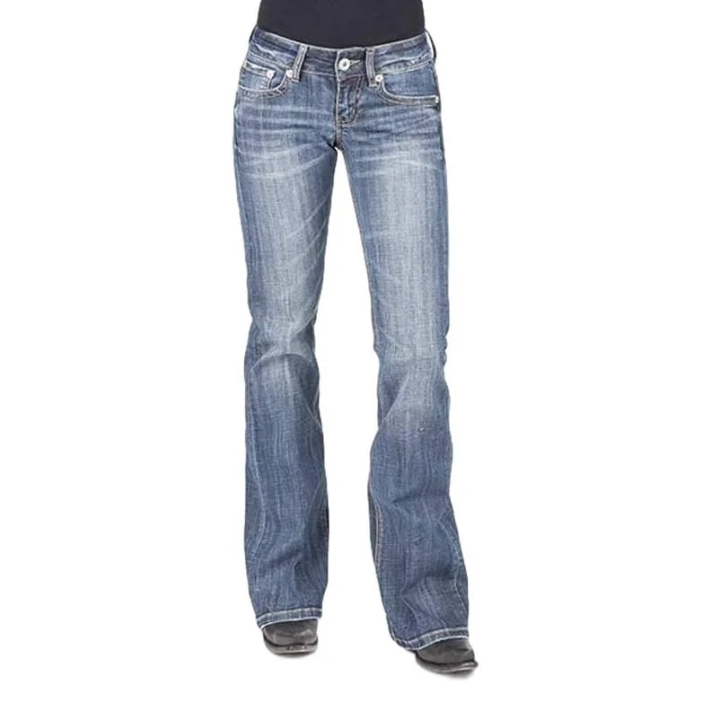 Comfortable Lounge Wear Stetson Western Denim Jeans Womens Bootcut Slim 11-054-0816-1317 BU