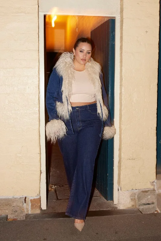 Relaxed Tops Denim Baggy Denim Jeans Mid Rise