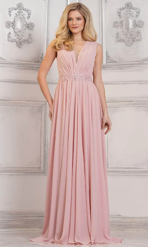 Cozy Street Style Marsoni by Colors MV1292 - Ruched A-Line Evening Dress