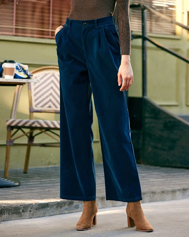 Smart Comfort Wear The High Waisted Pleated Wide Leg Pants