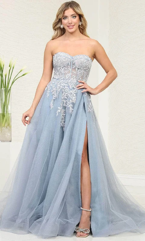 Relaxed Fashion May Queen RQ8135 - Sheer Corset Prom Dress