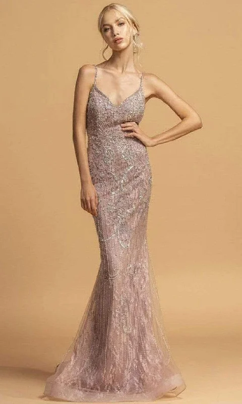 Comfortable Fashion Looks Trevi Collection - L2230 Appliques A-Line Evening Dress