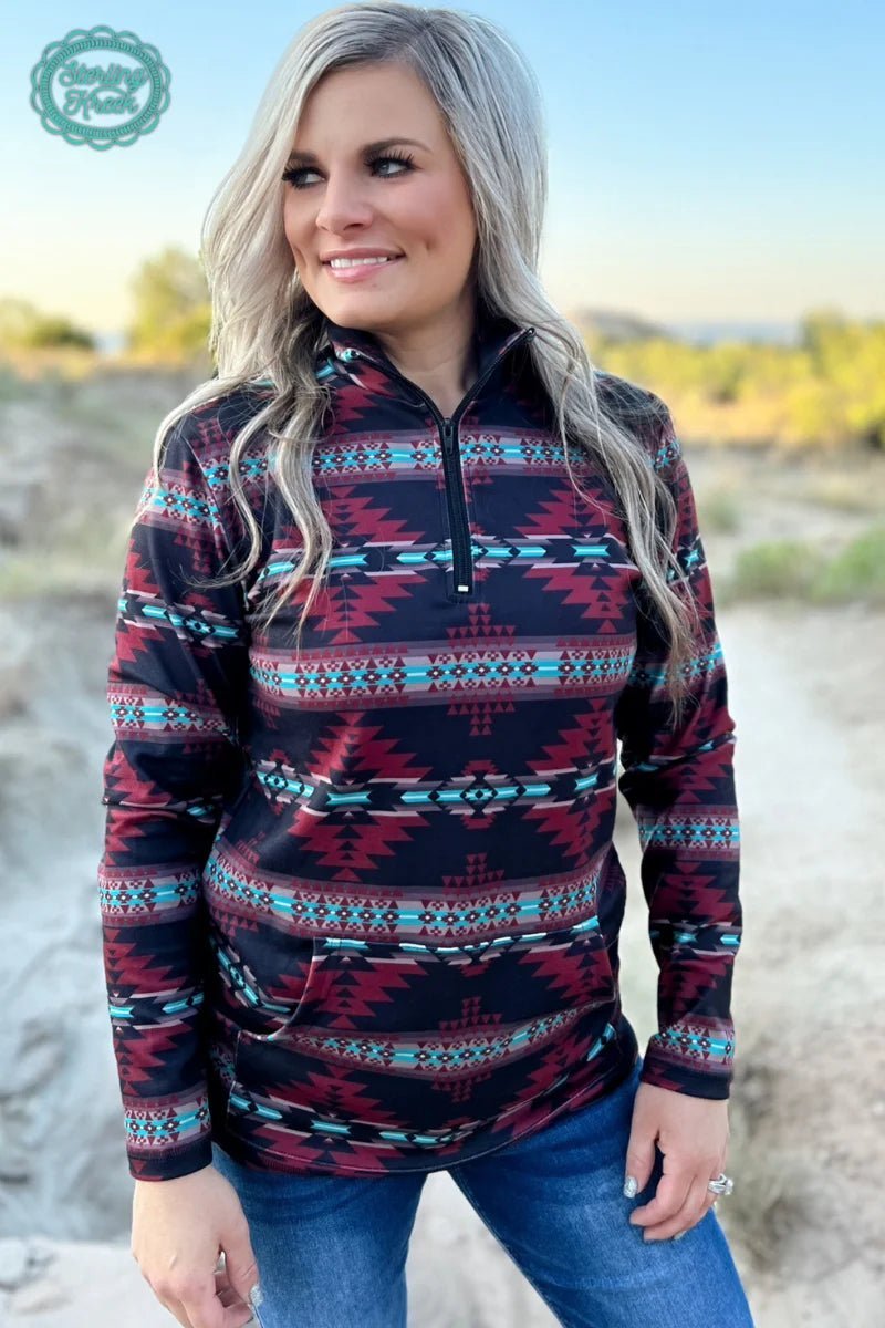 Cozy Fitting Sterling Kreek The Crimson Valley Pullover