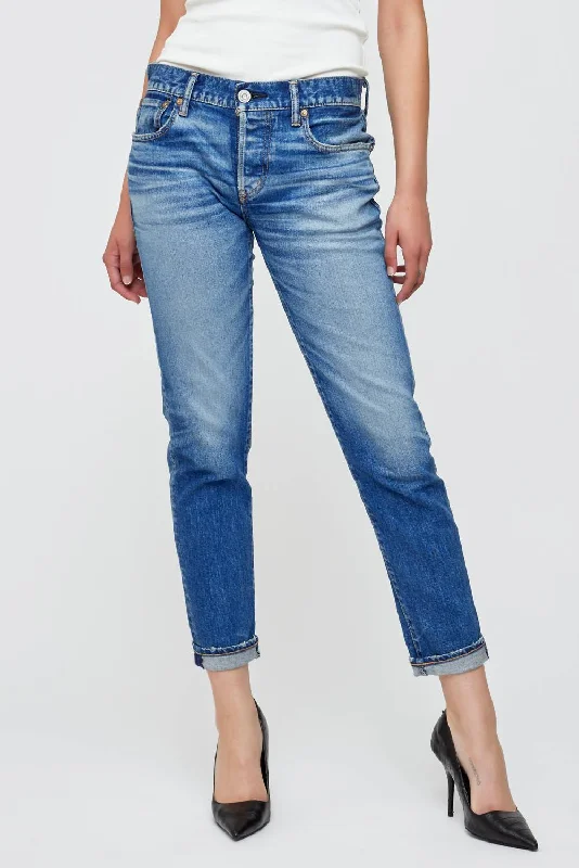 Light Comfort Saddlebrook Tapered Jeans In Blue