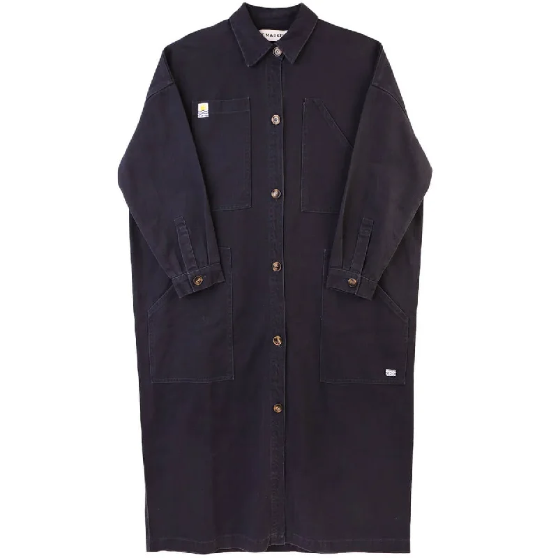 Simple Comfort Emery Trench in Navy by L.F.Markey