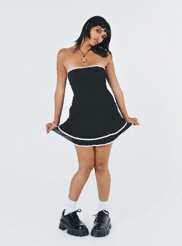 All-Day Style Samira Strapless Mini Dress Black