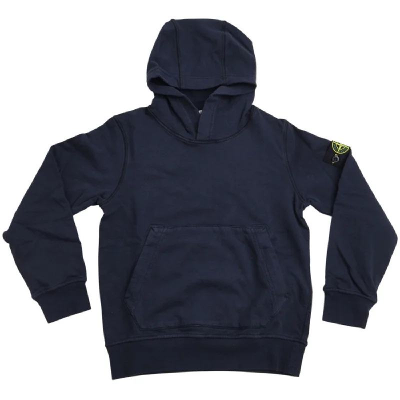 Relaxed Weekend Wear Stone Island Navy Blue Hoodie Sweater