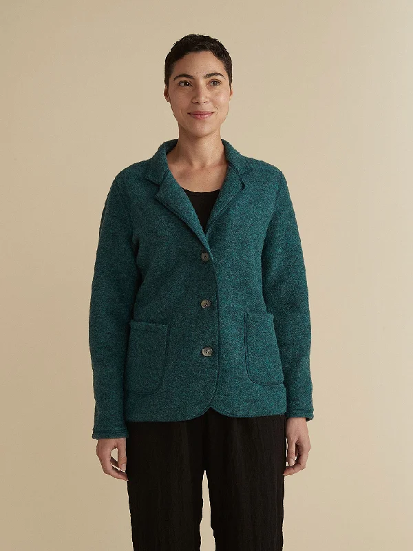Cozy Essentials Wear Boiled Wool Pocket Blazer | SALE! Take 30% Off