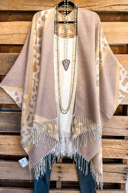 Layered Style Memories To Make Poncho -  Beige