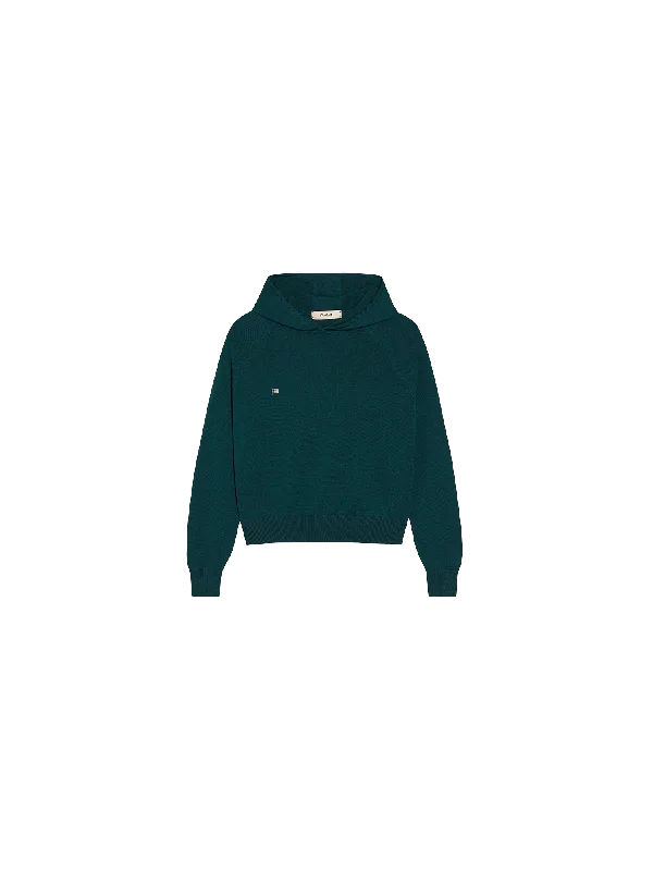 Everyday Outfits Kids Merino Wool Hoodie—deep green