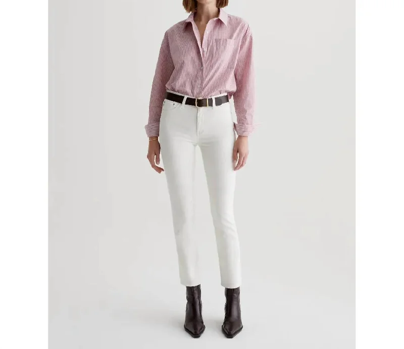 Easy Chic Mari Jeans In Powder
