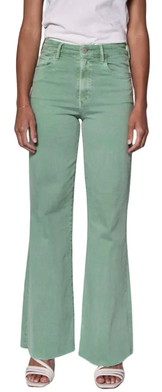 Soft Looks Fiona High Rise Jeans In Iceberg Green