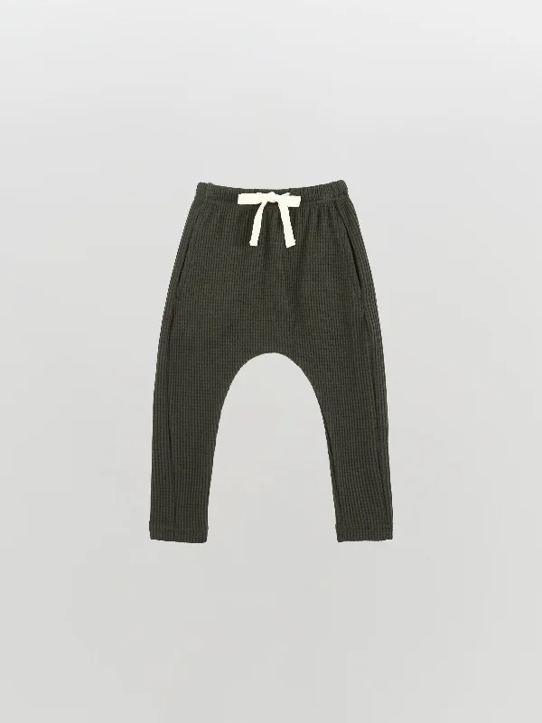 Easy Comfort Style mini waffle slouch pant