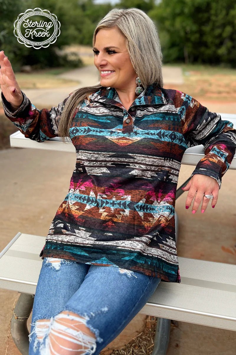 Easy Wear Chic Sterling Kreek Mount Whitney Pullover