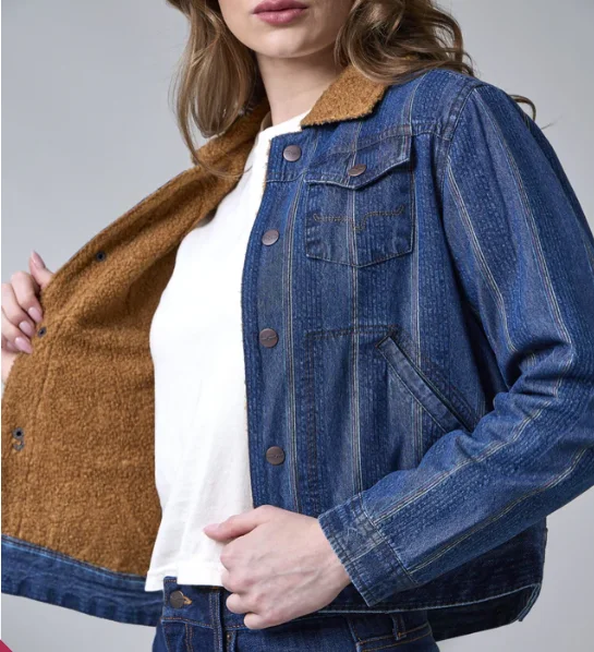 Chic Comfort Wear Kimes Ranch Women's Vaquero Denim Jacket