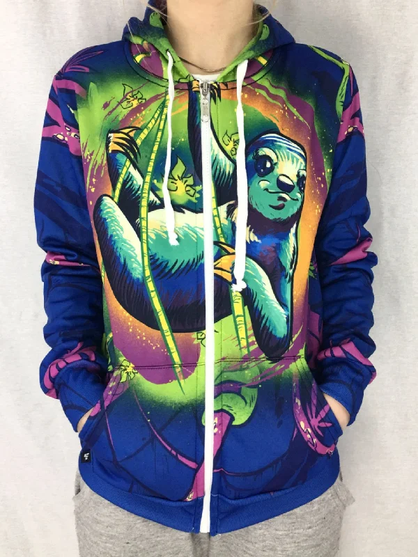 All-Day Style Sloth Life Unisex Zip Hoodie