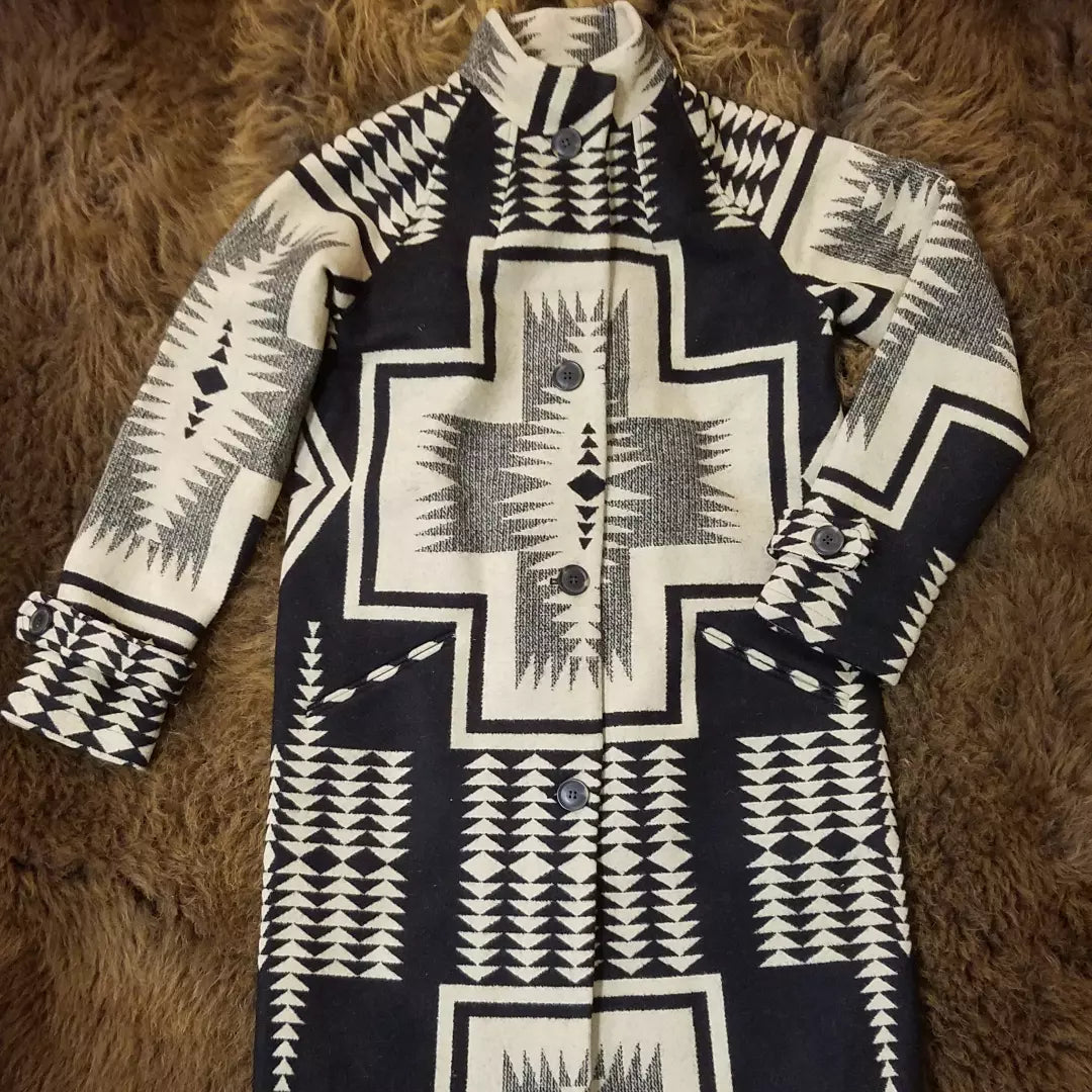 Casual Chic Looks Pendleton® Long coat, Harding Oxford
