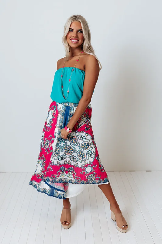 Effortless Outfits Take Me To Tortuga Pleated Skirt