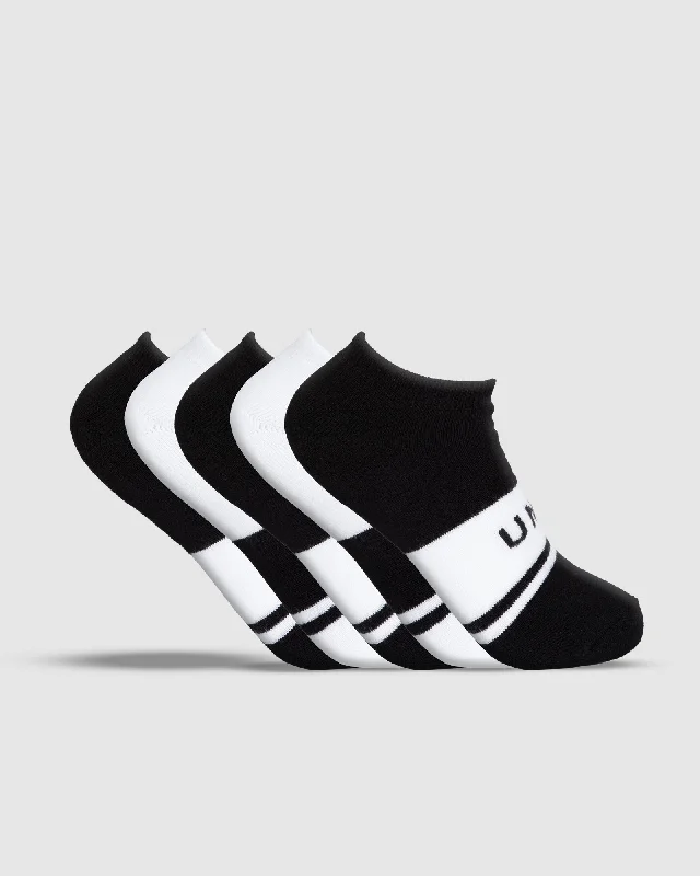 Classic Comfort UNIT Wander Ladies Bamboo No Show Socks - 5 Pack
